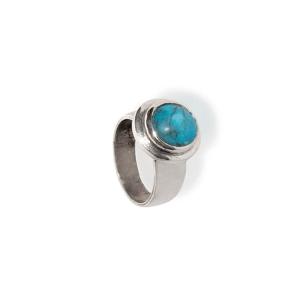 Anello Howlite Turchese - Milady Gioielli